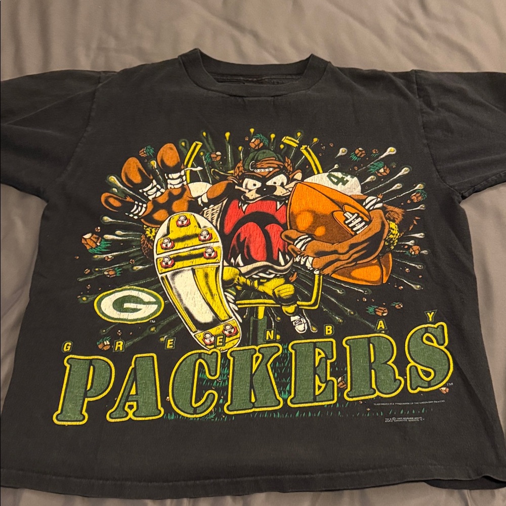 Green Bay Packers Graphic Tee - Black